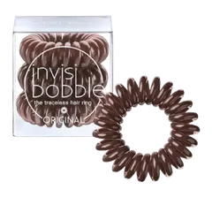 Резинки для волос коричневые 3 шт. Invisibobble Original 