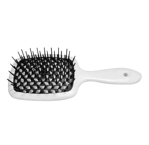 Расческа Janeke Superbrush Small бела-черная