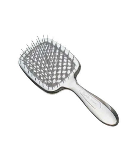 Щетка для волос серебряная с серым Superbrush 