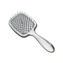 Щетка для волос серебряная с серым Superbrush 