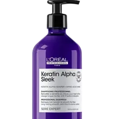 Разглаживающий шампунь Keratin Alpha Sleek 500 мл